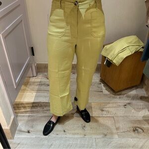 Maeve - The Colette Cropped Wide-Leg Pants